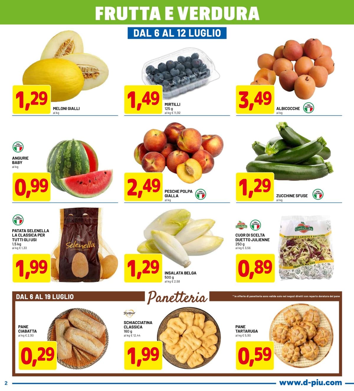 Pagina 2. del volantino Dpiù - Sconti Fino Al 50% dal 14/07/2026