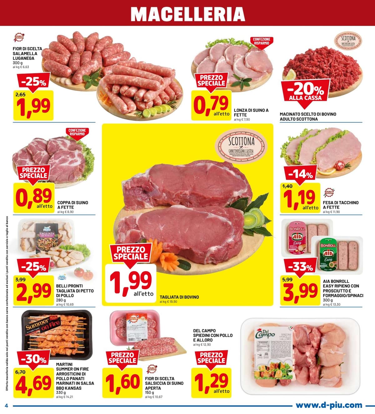 Pagina 4. del volantino Dpiù - Sconti Fino Al 50%