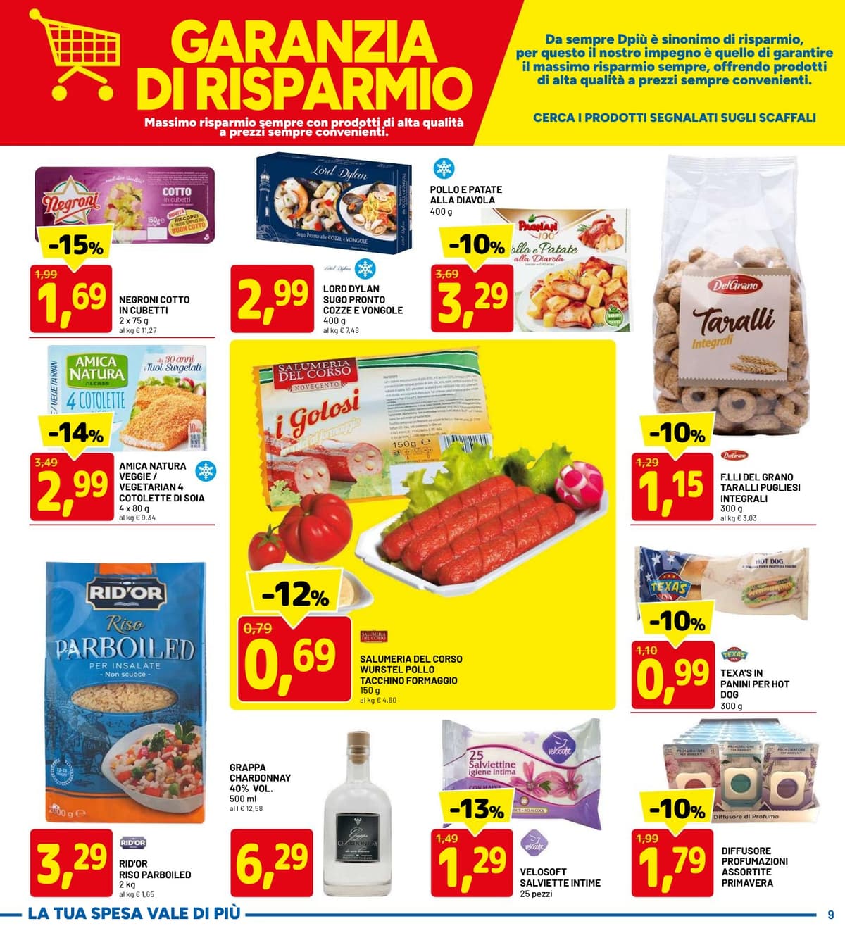 Pagina 9. del volantino Dpiù - Sconti Fino Al 50%
