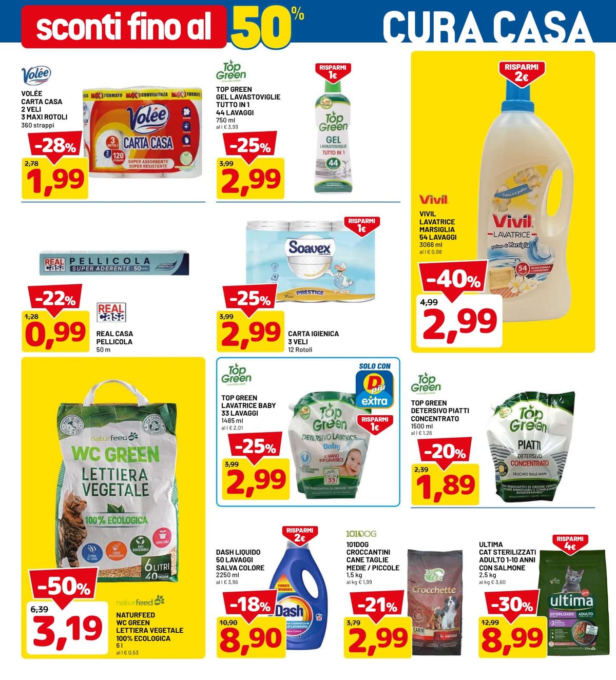 Pagina 11. del volantino Dpiù - Sconti fino al 50%