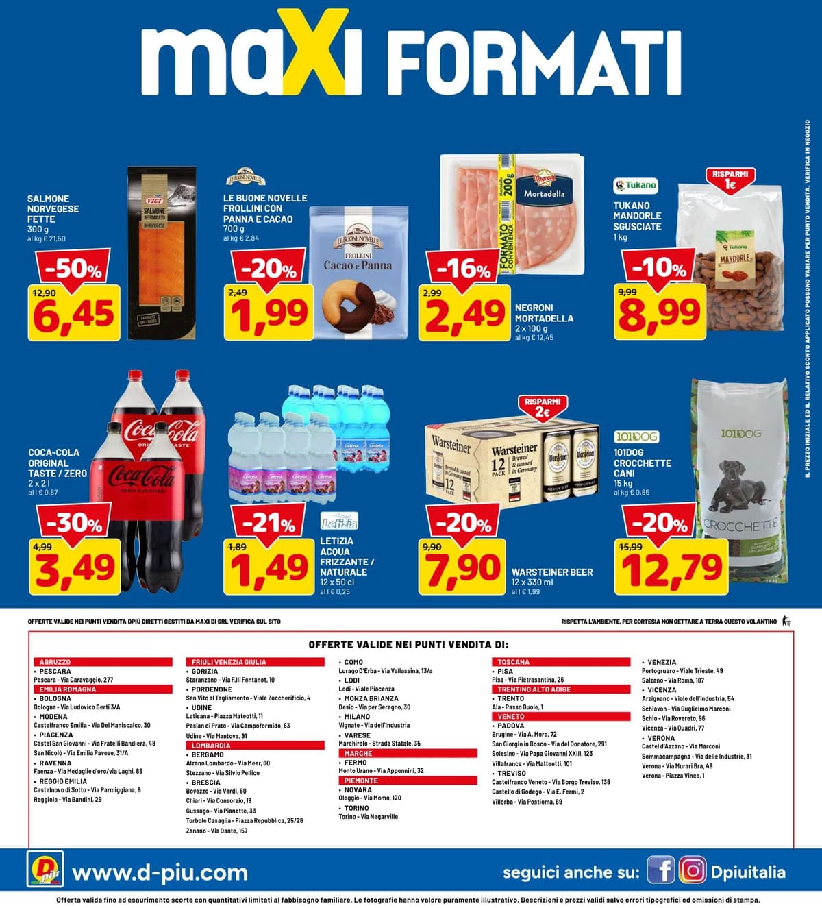 Pagina 16. del volantino Dpiù - Sconti fino al 50% dal 23/08/2026
