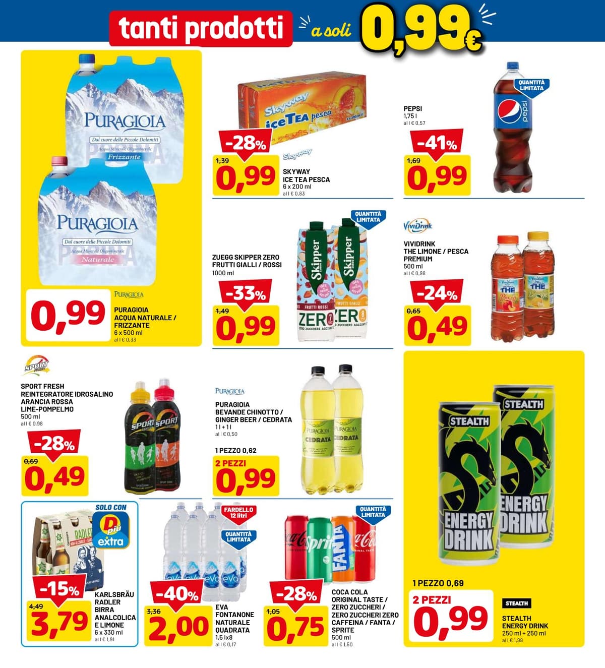 Pagina 12. del volantino Dpiù - Tanti Prodotti A 0,99€ dal 05/09/2026