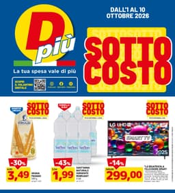 Pagina 1 del volantino Dpiù Sotto Costo