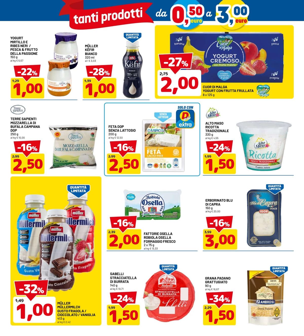 Pagina 7. del volantino Dpiù - Tanto Prodotti Da 0,50€ a 3€