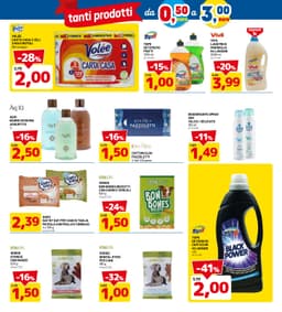 Pagina 16 del volantino Dpiù Tanto Prodotti Da 0,50€ a 3€