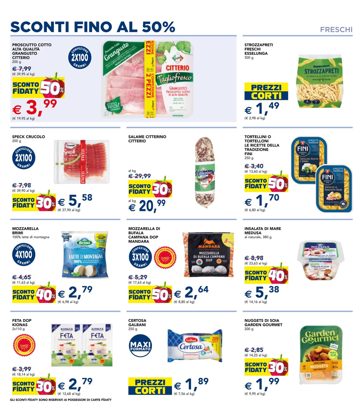 Pagina 8. del volantino Esselunga - Sconti fino al 50%