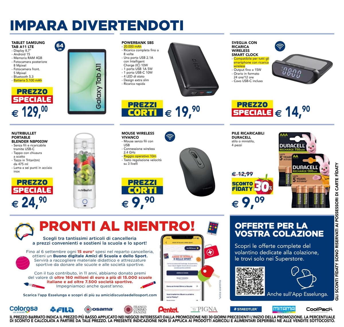 Pagina 15. del volantino Esselunga - Riparte La Scuola