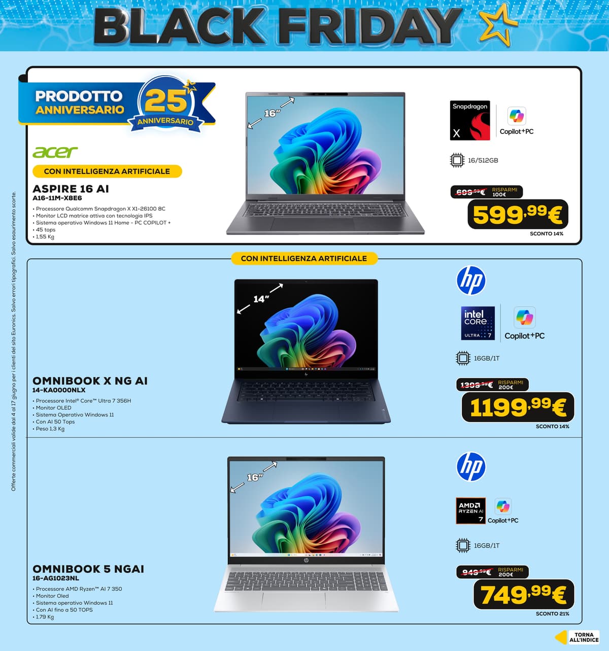 Pagina 11. del volantino Euronics - Black Friday dal 13/06/2026
