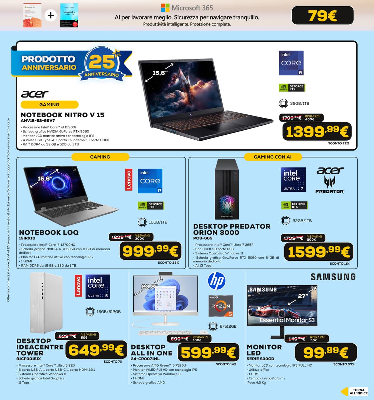 Pagina 14. del volantino Euronics - Black Friday dal 13/06/2026