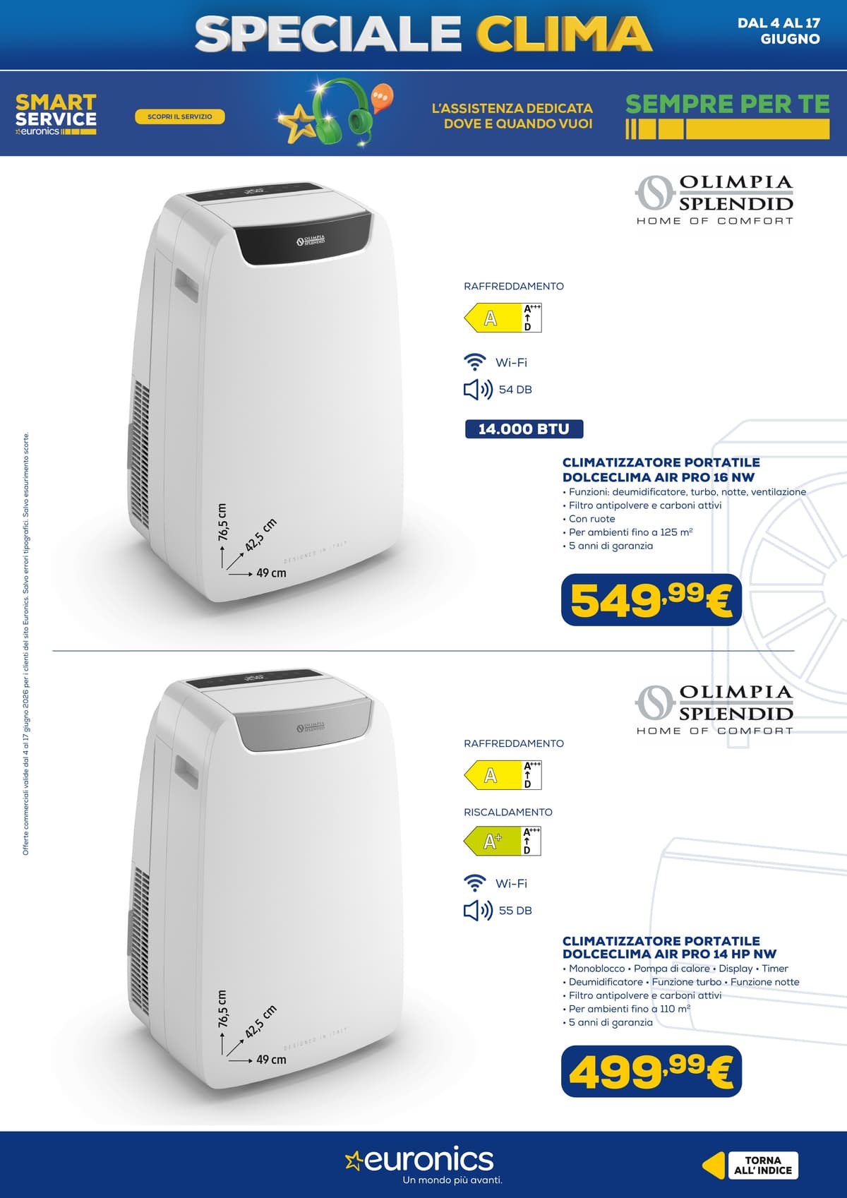Pagina 17. del volantino Euronics - Speciale Clima dal 13/06/2026