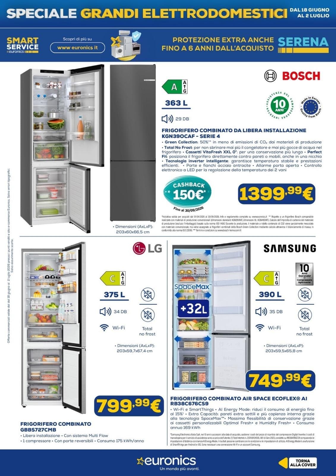 Pagina 8. del volantino Euronics - Grandi Elettrodomestici dal 23/06/2026