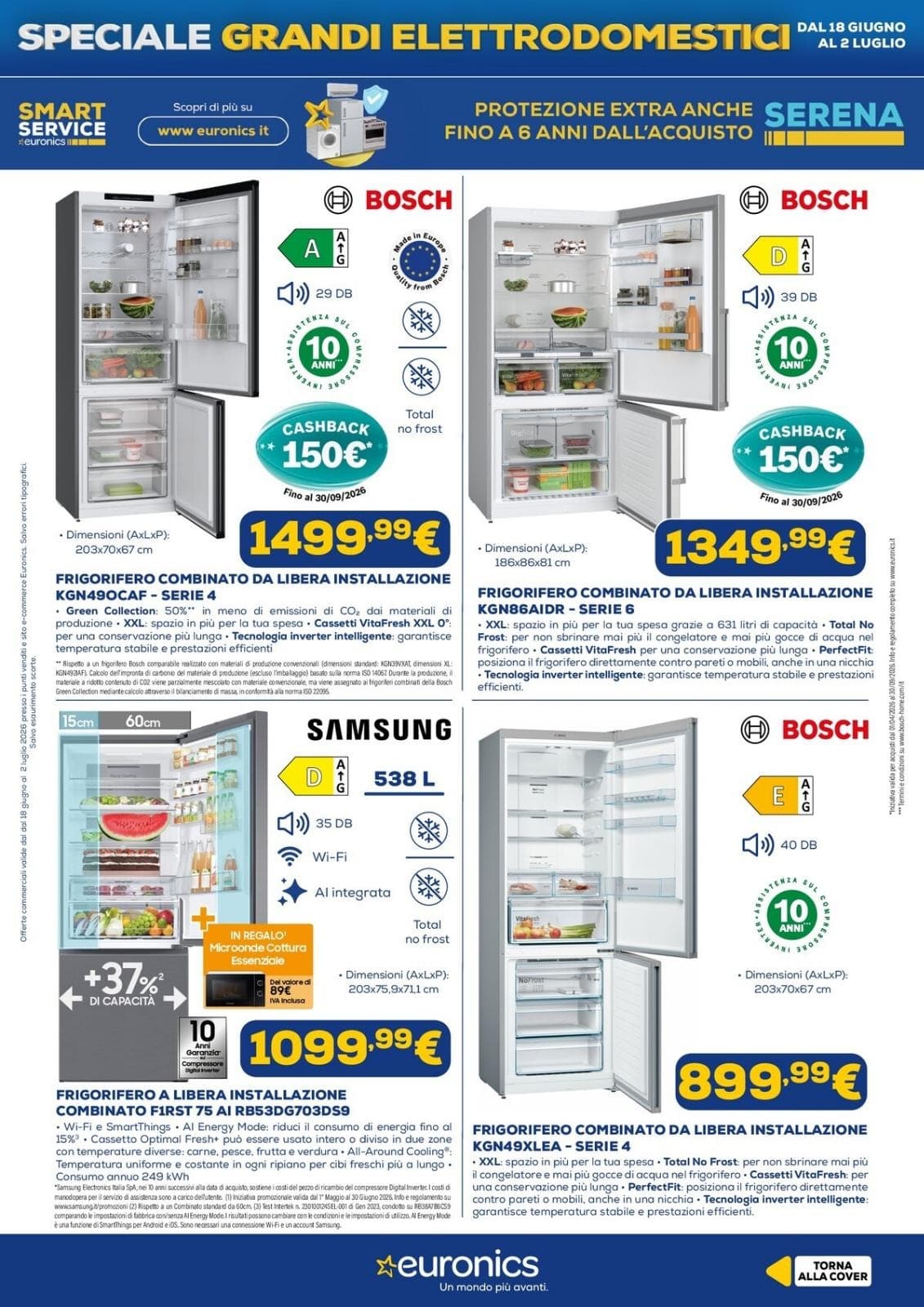Pagina 10. del volantino Euronics - Grandi Elettrodomestici dal 23/06/2026