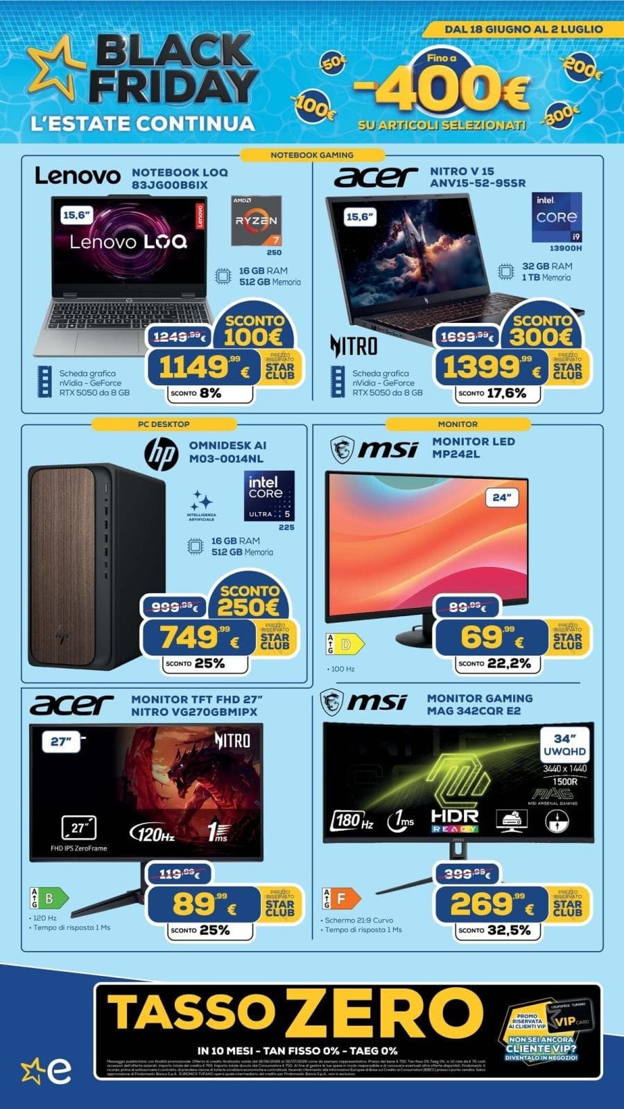 Pagina 8. del volantino Euronics - Black Friday Estate Continua dal 23/06/2026