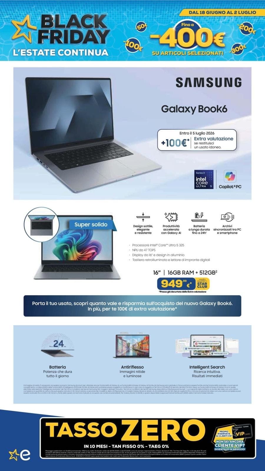 Pagina 12. del volantino Euronics - Black Friday Estate Continua dal 23/06/2026