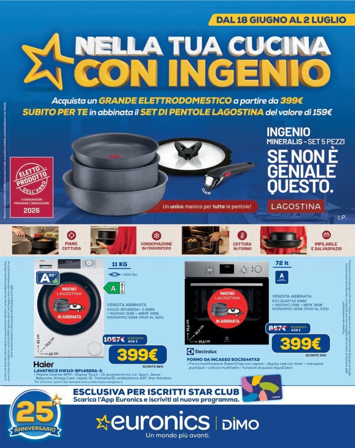 Pagina 1. del volantino Euronics - Nella Tua Cucina Con Ingegno