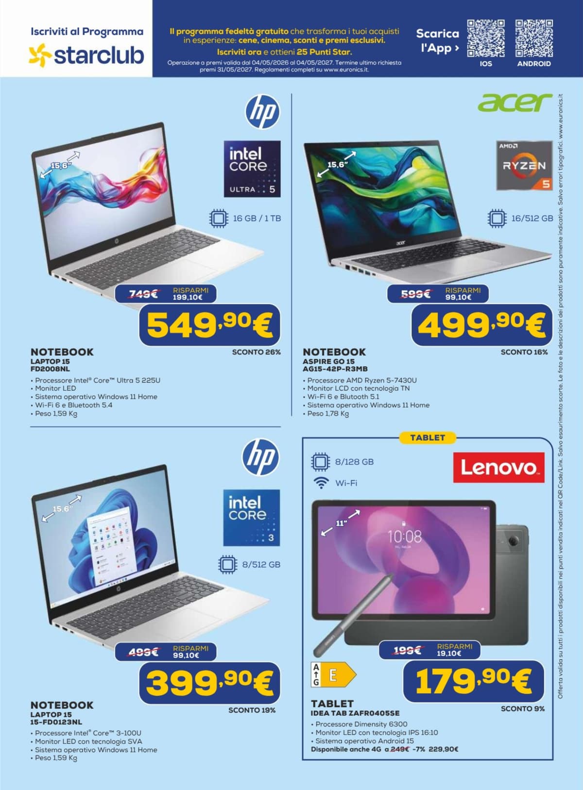 Pagina 10. del volantino Euronics - Facciamo A Metà