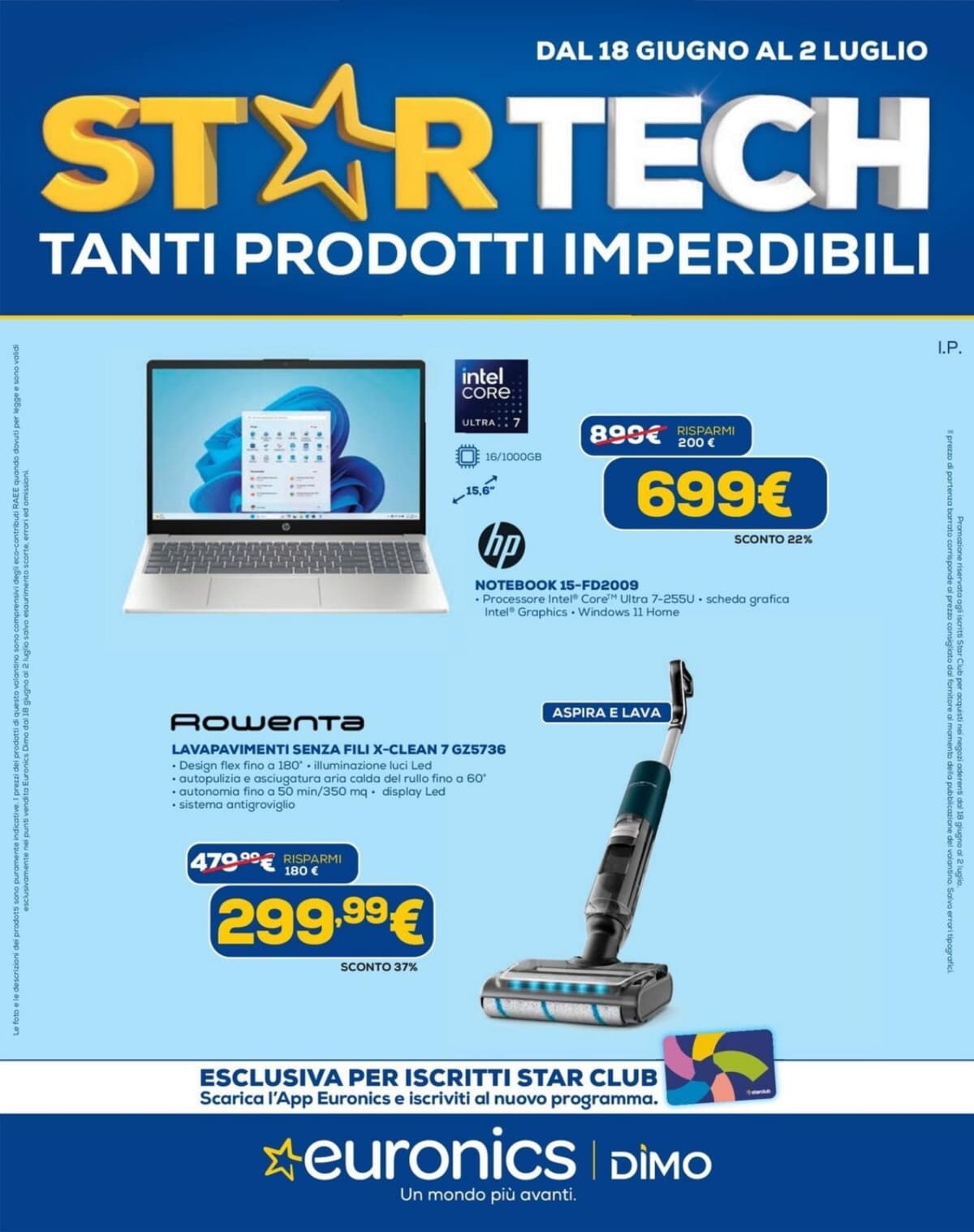 Pagina 1. del volantino Euronics - Star Tech