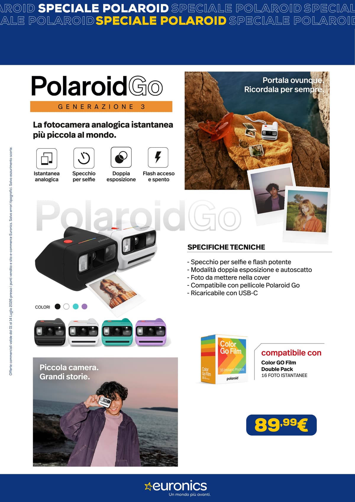 Pagina 3. del volantino Euronics - Speciale Polaroid