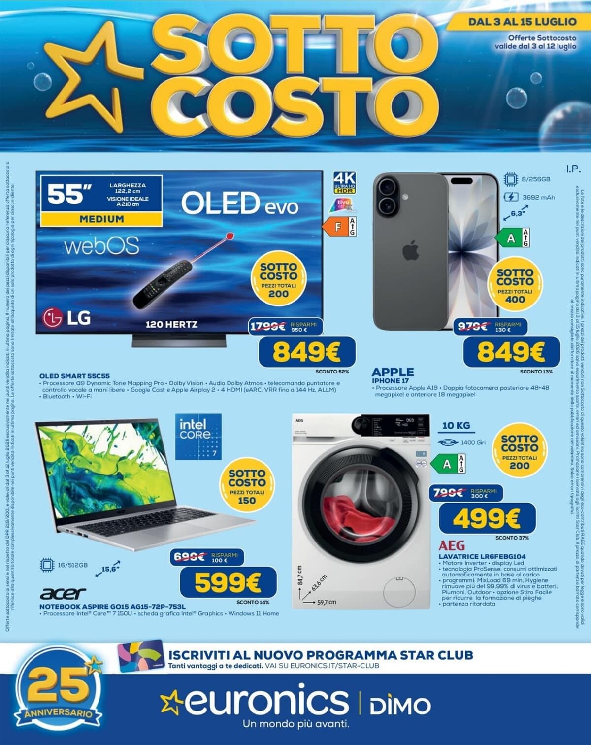 Pagina 1. del volantino Euronics - Sotto Costo