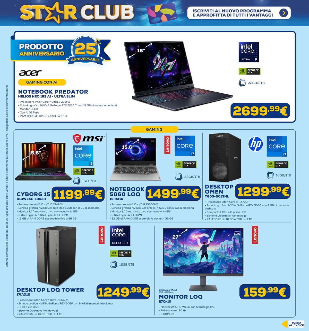Pagina 26. del volantino Euronics - Star Club