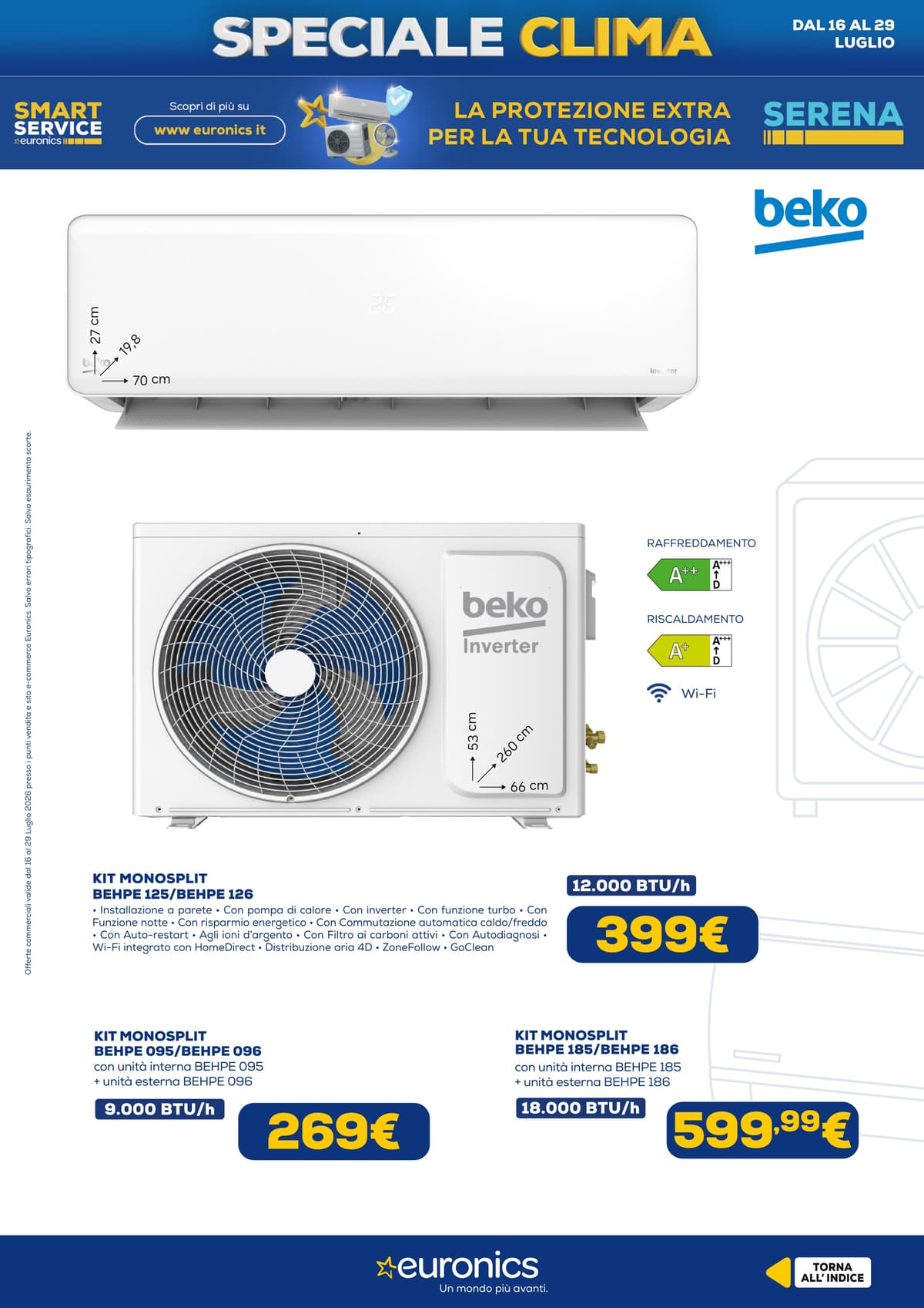 Pagina 3. del volantino Euronics - Speciale Clima dal 28/07/2026