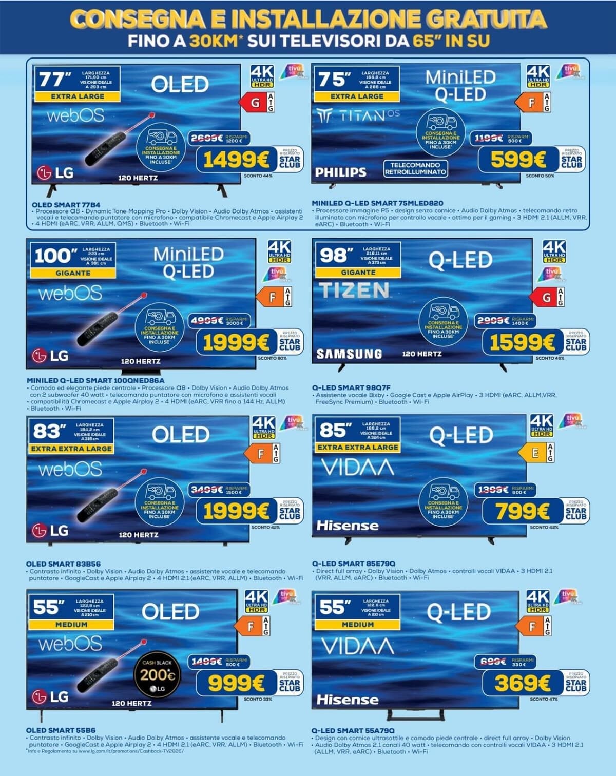Pagina 6. del volantino Euronics - Star Club (Gruppo Dimo)