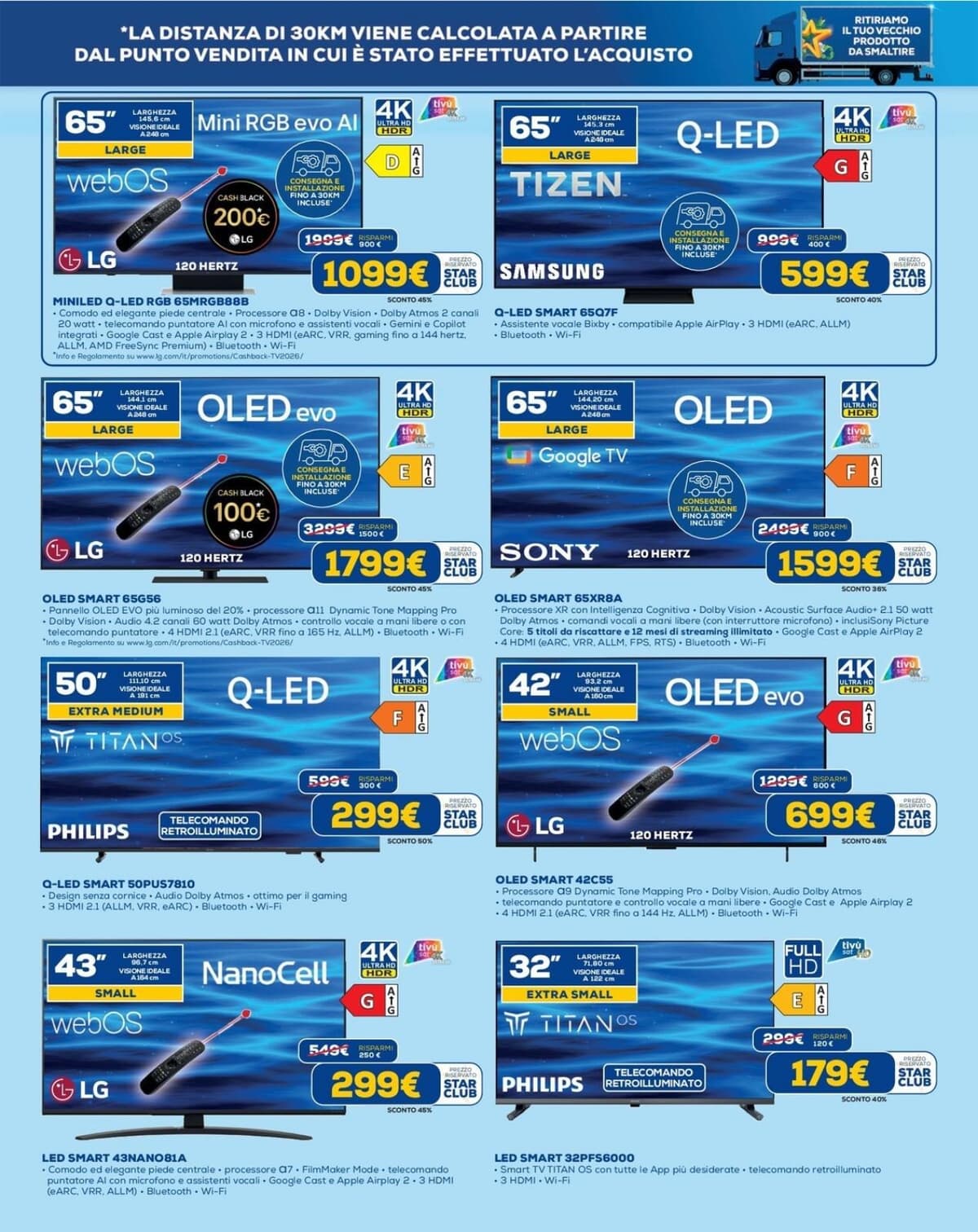 Pagina 7. del volantino Euronics - Star Club (Gruppo Dimo)