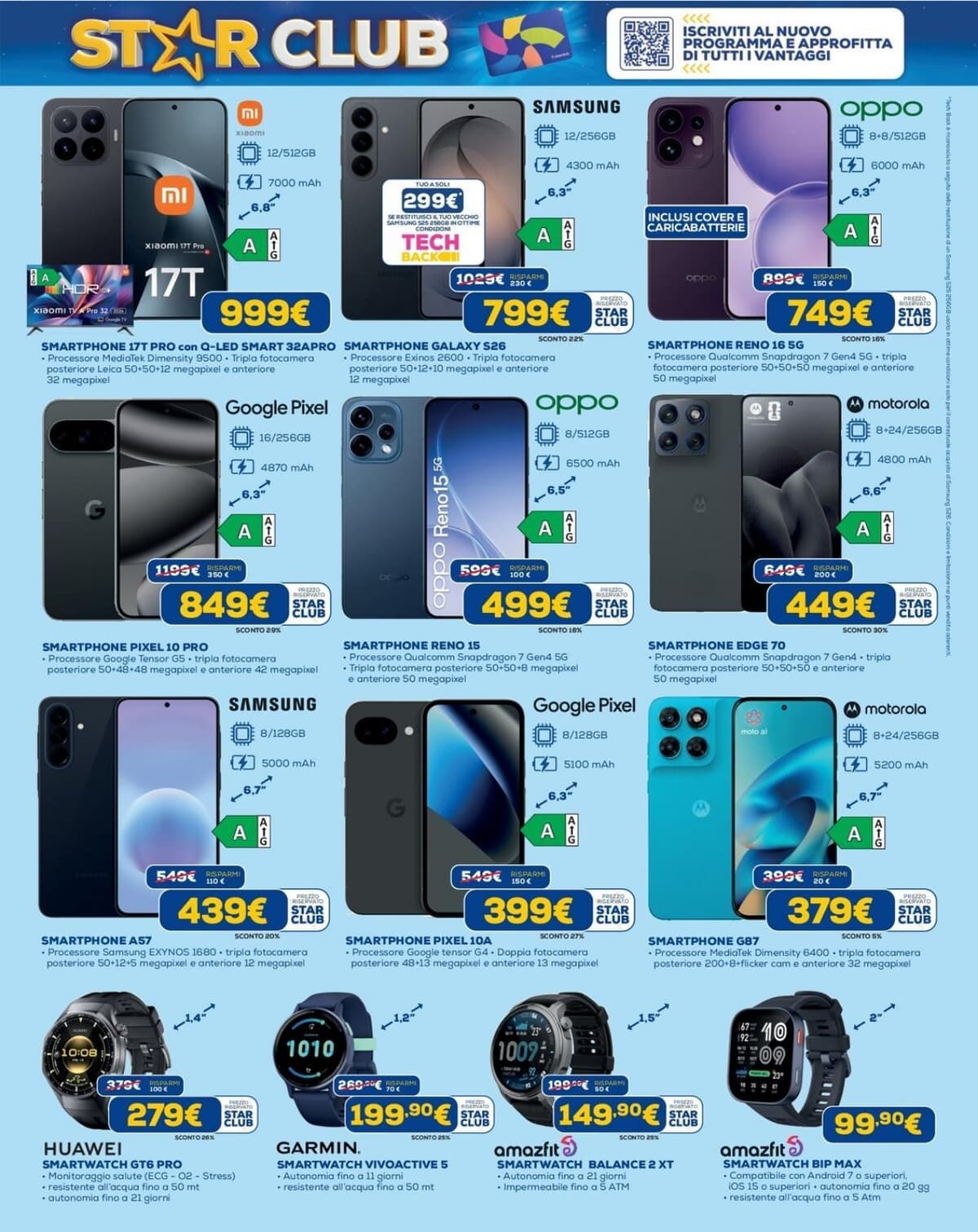 Pagina 10. del volantino Euronics - Star Club (Gruppo Dimo)