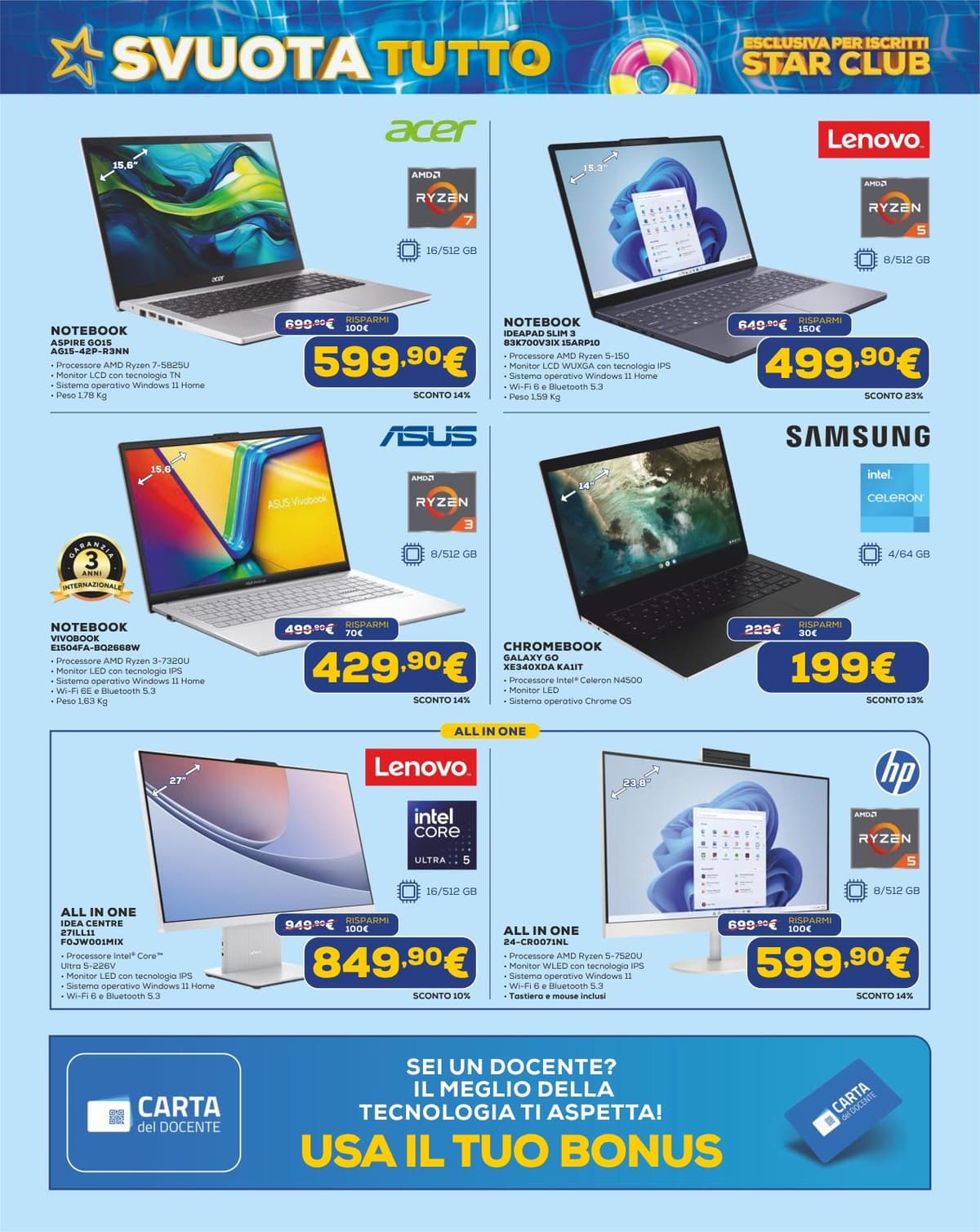 Pagina 8. del volantino Euronics - Svuota Tutto (CDS Butali) dal 23/08/2026