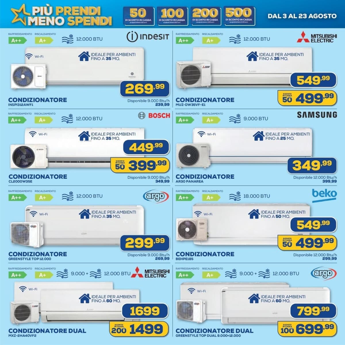 Pagina 8. del volantino Euronics - Più Prendi Meno Spendi (Siem) dal 23/08/2026