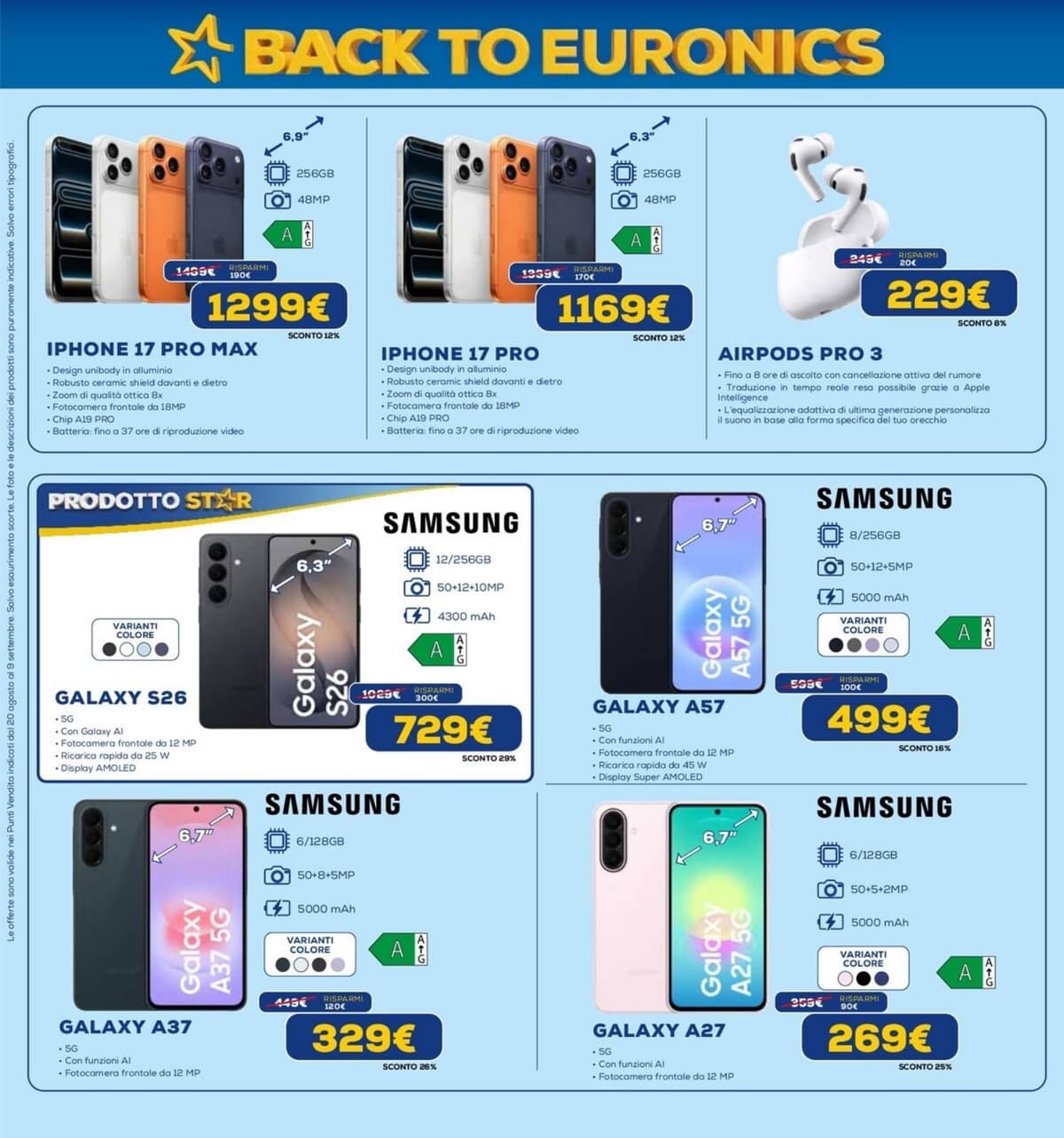 Pagina 4. del volantino Euronics - Back To Euronics (La Via Lattea)