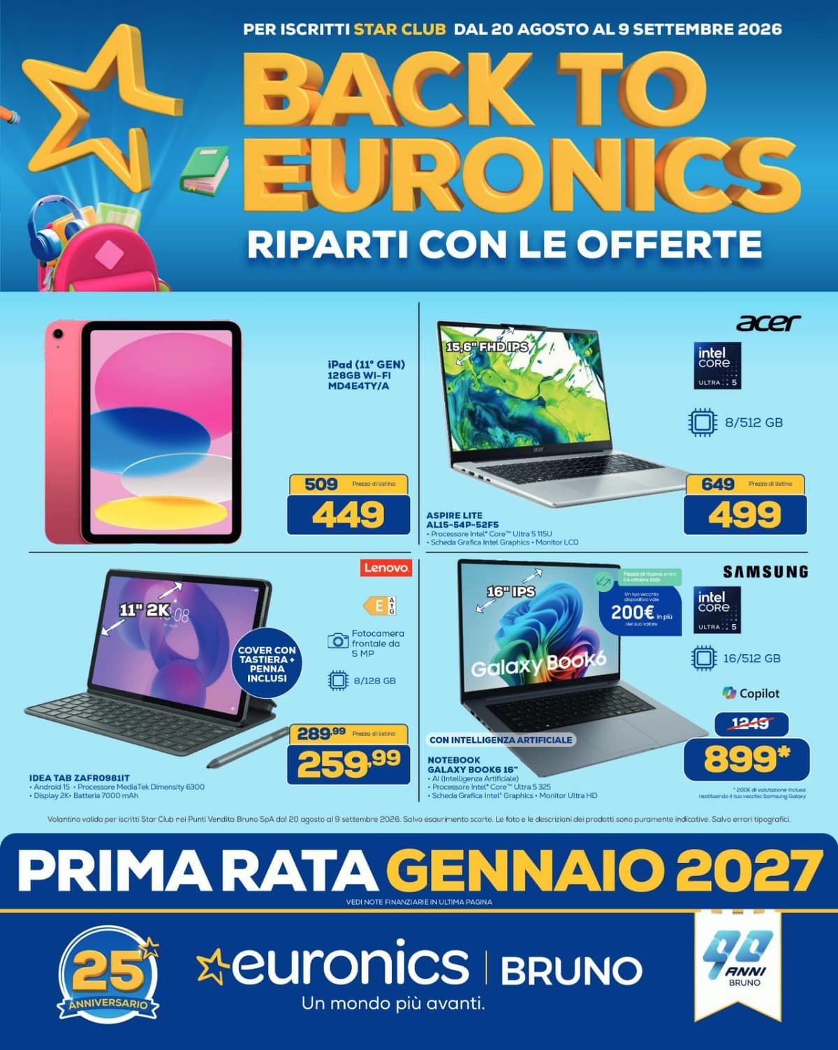 Pagina 2. del volantino Euronics - Riparti Con Le Offerte (Bruno) dal 23/08/2026