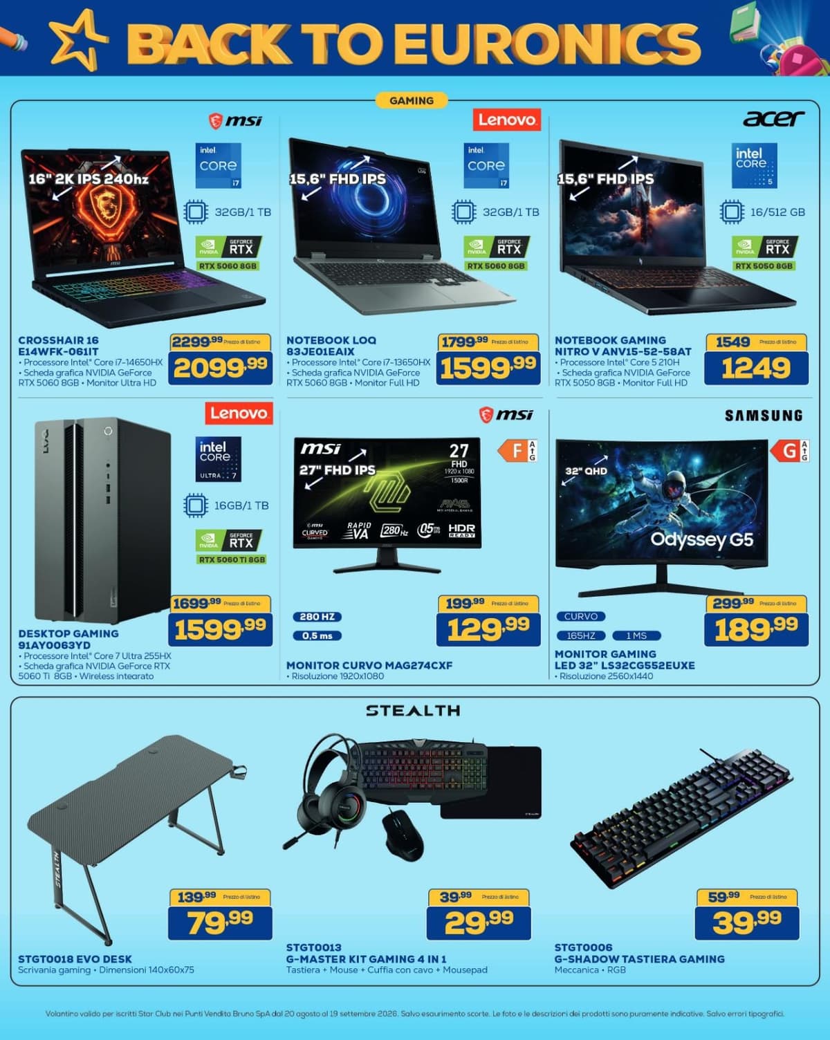 Pagina 58. del volantino Euronics - Riparti Con Le Offerte (Bruno) dal 23/08/2026