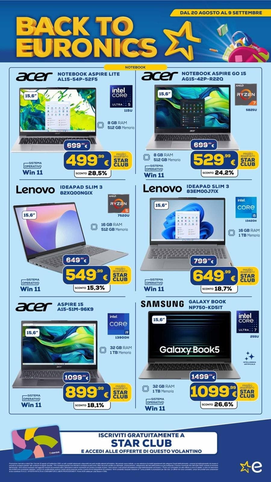 Pagina 3. del volantino Euronics - Riparti Con Le Offerte (Tufano) dal 23/08/2026