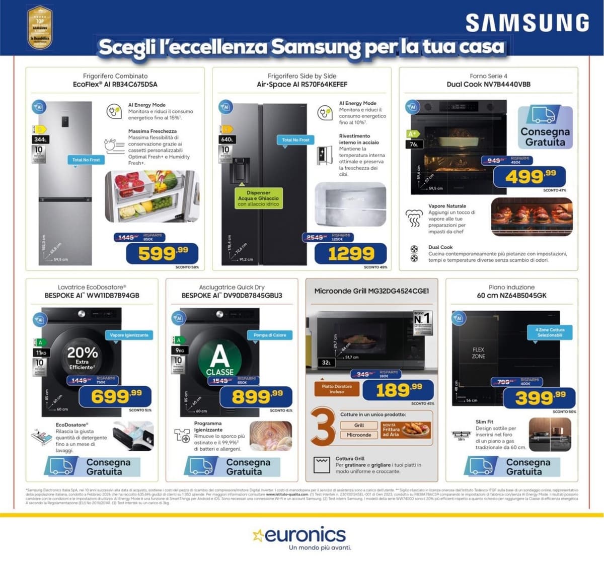 Pagina 14. del volantino Euronics - Riparti Con Le Offerte (Siem) dal 24/08/2026