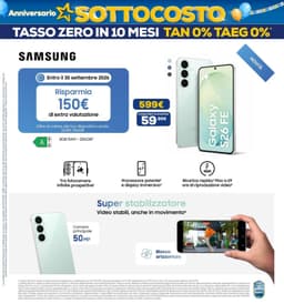 Pagina 2 del volantino Euronics Anniversario Sottocosto (Lavia Latella)