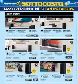 Pagina 16 del volantino Euronics Anniversario Sottocosto (Lavia Latella)