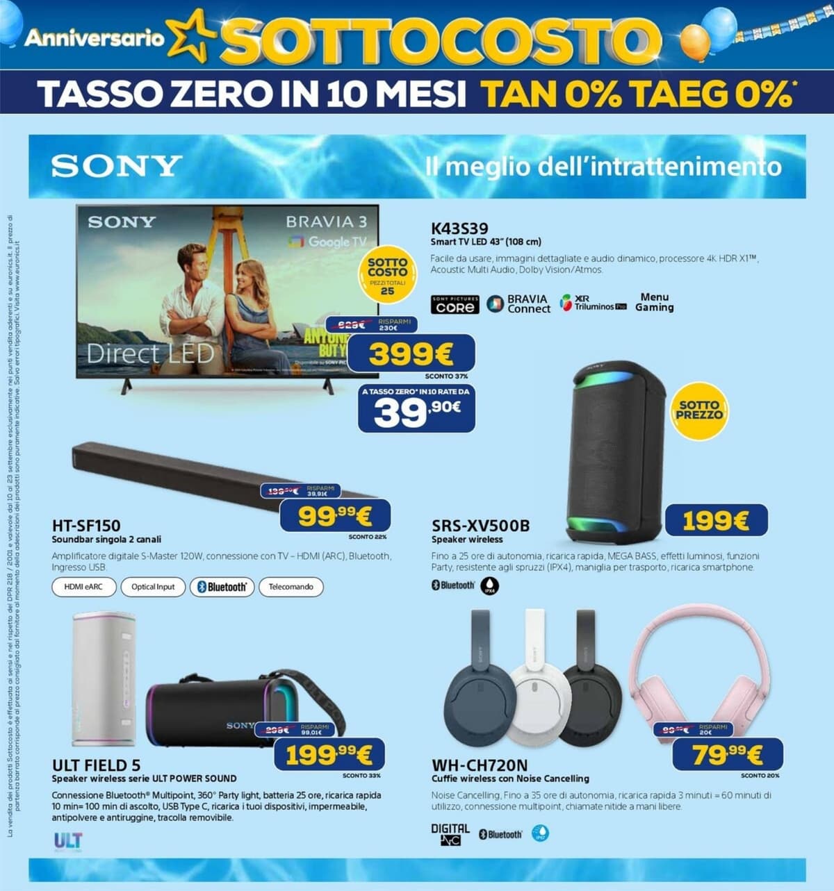 Pagina 19. del volantino Euronics - Anniversario Sottocosto (Lavia Latella)