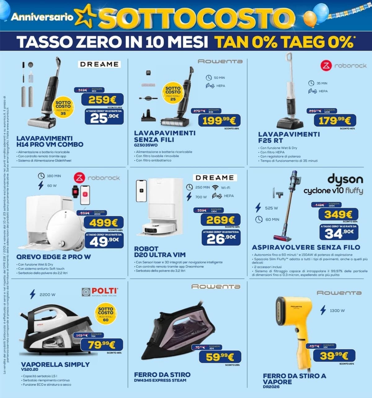Pagina 35. del volantino Euronics - Anniversario Sottocosto (Lavia Latella)
