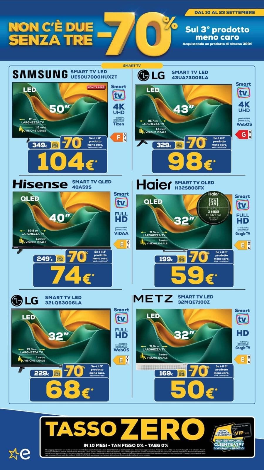 Pagina 4. del volantino Euronics - -70% (Tufano)
