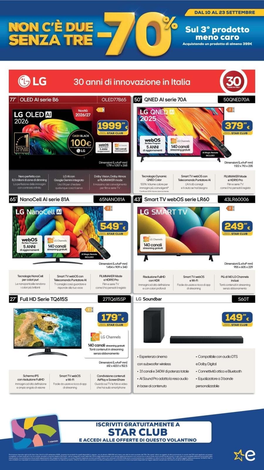 Pagina 7. del volantino Euronics - -70% (Tufano)