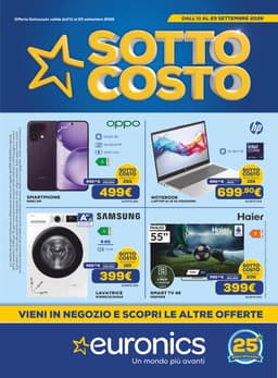Pagina 1 del volantino Euronics Sotto Costo