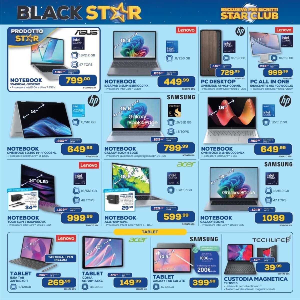 Pagina 6. del volantino Euronics - Black Star (Siem)