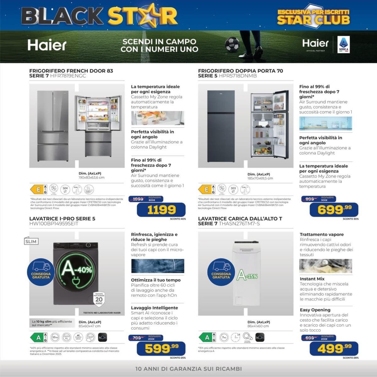 Pagina 17. del volantino Euronics - Black Star (Siem)