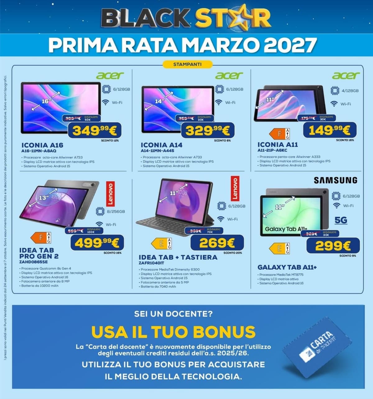 Pagina 23. del volantino Euronics - Black Star (Lavia Lattea)