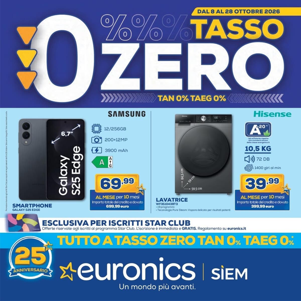 Euronics katalog Tassso Zero (Siem), 08/10/2026 – 28/10/2026
