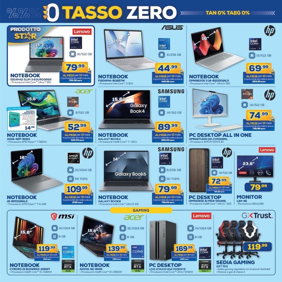 Pagina 6. del volantino Euronics - Tassso Zero (Siem)