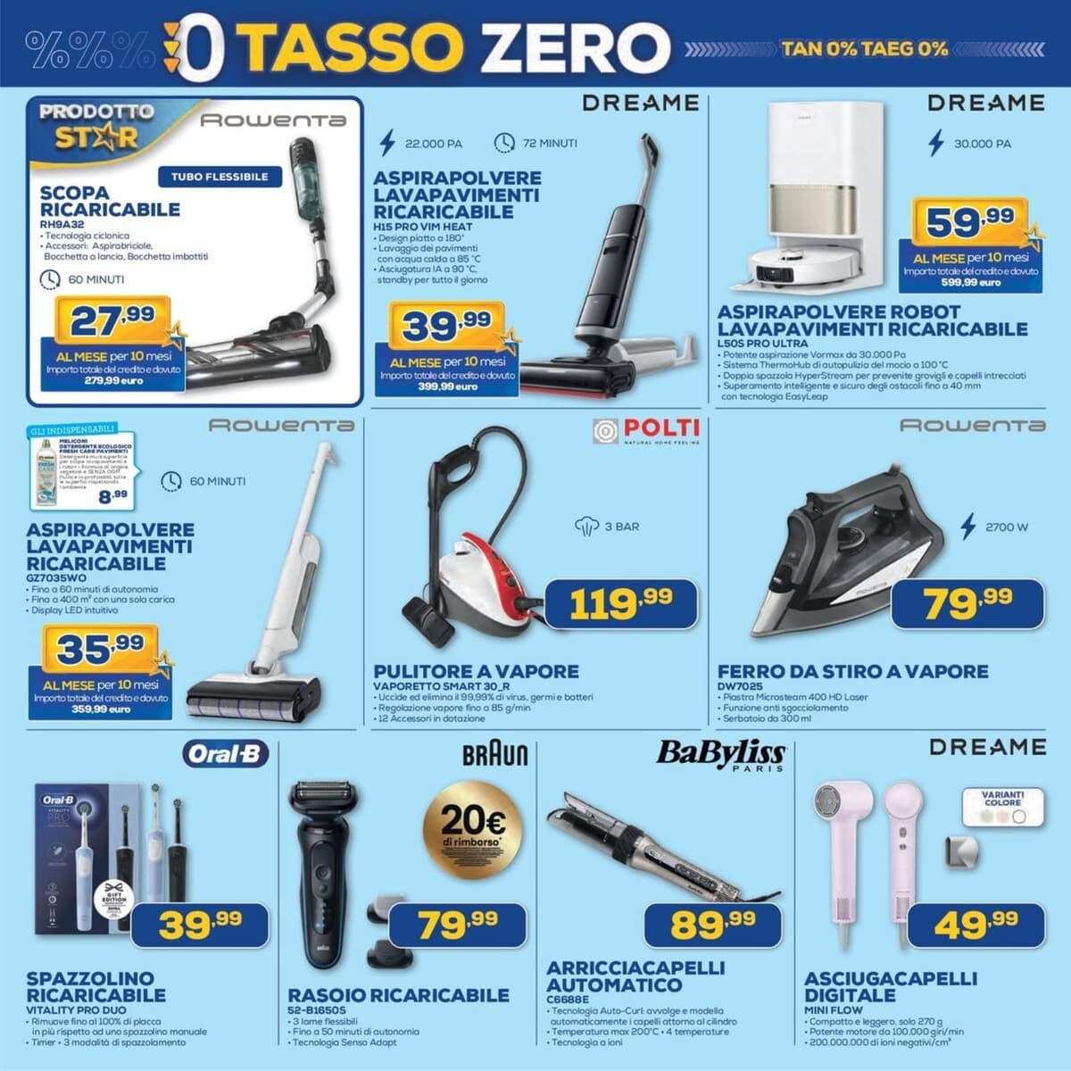 Pagina 8. del volantino Euronics - Tassso Zero (Siem)