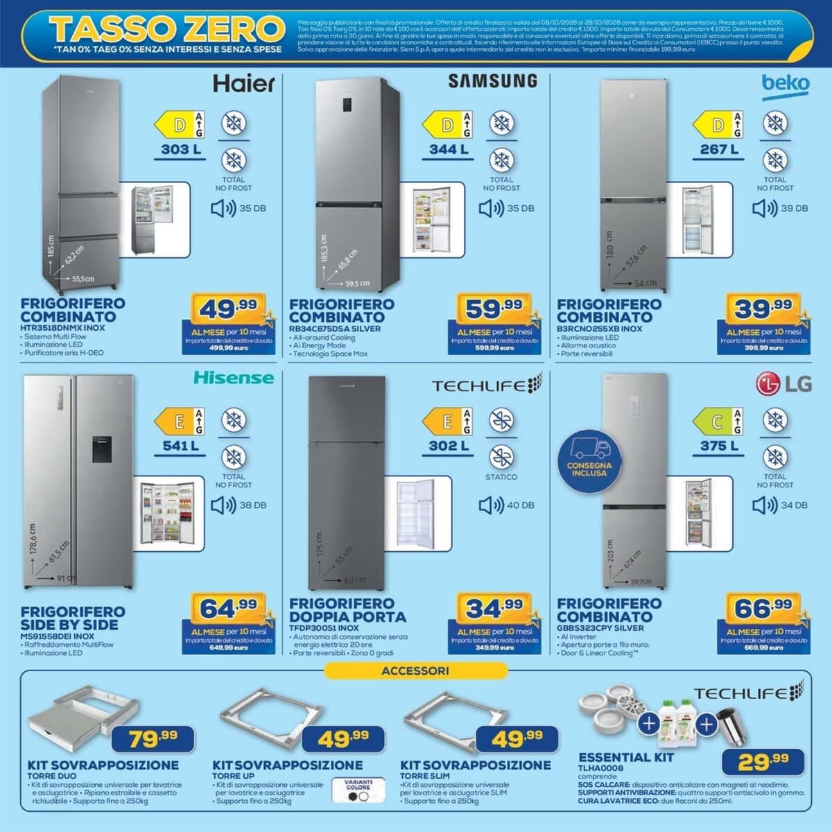 Pagina 11. del volantino Euronics - Tassso Zero (Siem)