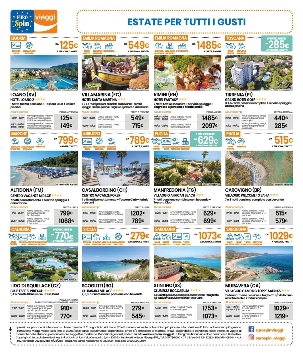 Pagina 18. del volantino Eurospin - Festa della freschezza  dal 15/06/2026